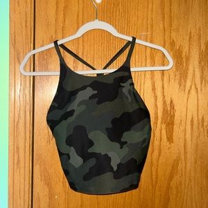 Camo old navy athletic top